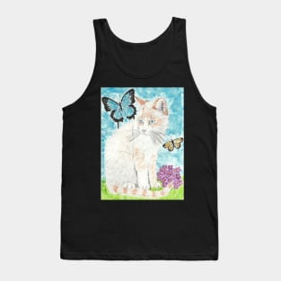 Cute cat butterflies Tank Top